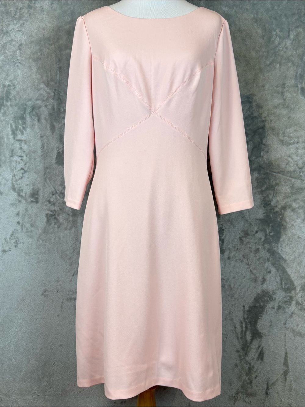 J. Howard Blush Light Pink Bridesmaid Wedding Guest Dress Sz 8